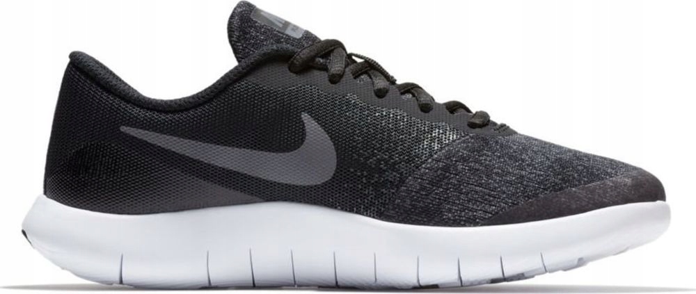 Women's nike flex contact black and white sales