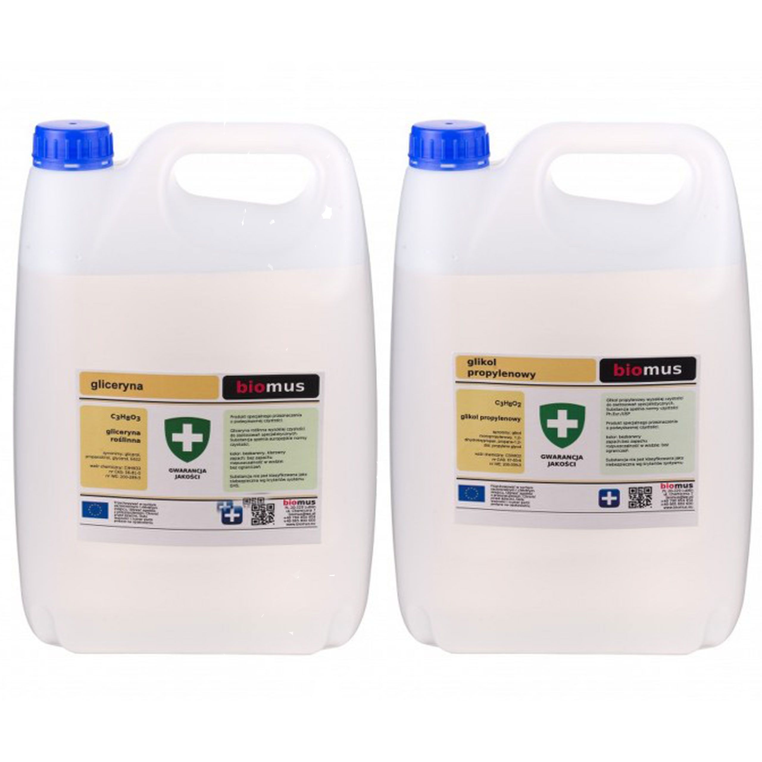 PROPYLEN GLYKOL 5L + rastlinný GLYCERÍN 5 kg