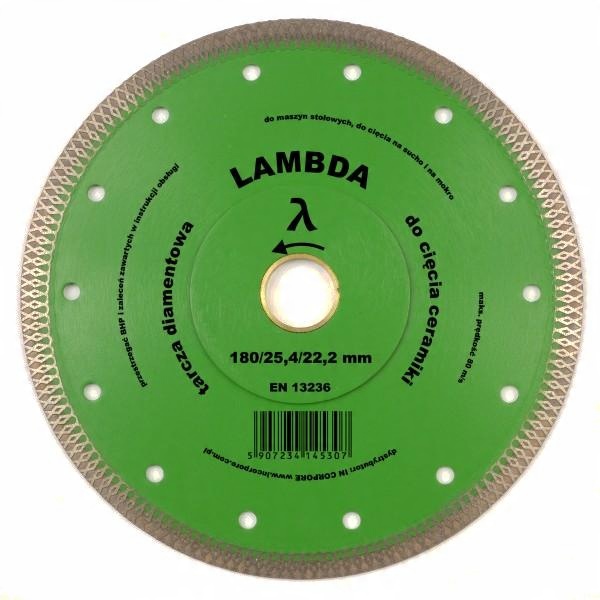 

Tarcza Diamentowa Do Terakoty Glazury Lambda 125MM