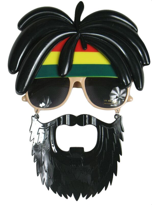 

Okulary + Wąsy Rastaman Rasta Reggae Jamajka Foto