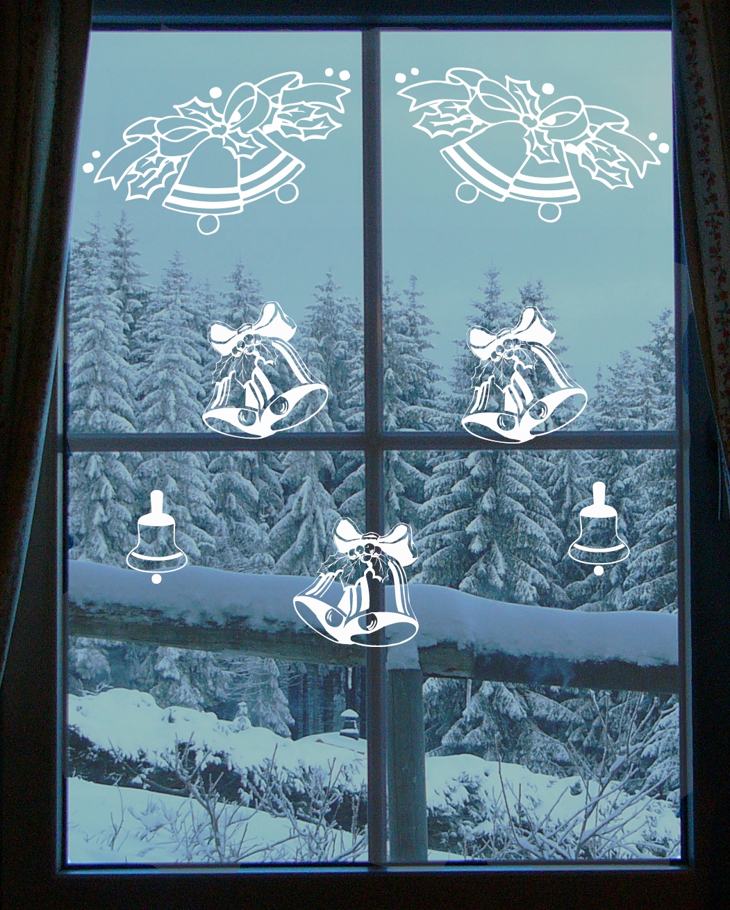 NAKLEJKI ŚWIĄTECZNE 50x50cm OKNO SZYBĘ OZDOBA 15 Marka MagiaDekoracjiPL