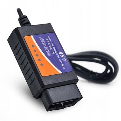 SDPROG +INTERFEJS DIAGNOSTYCZNY ELM327 OBD2 USB PL Złącze EOBD OBD II