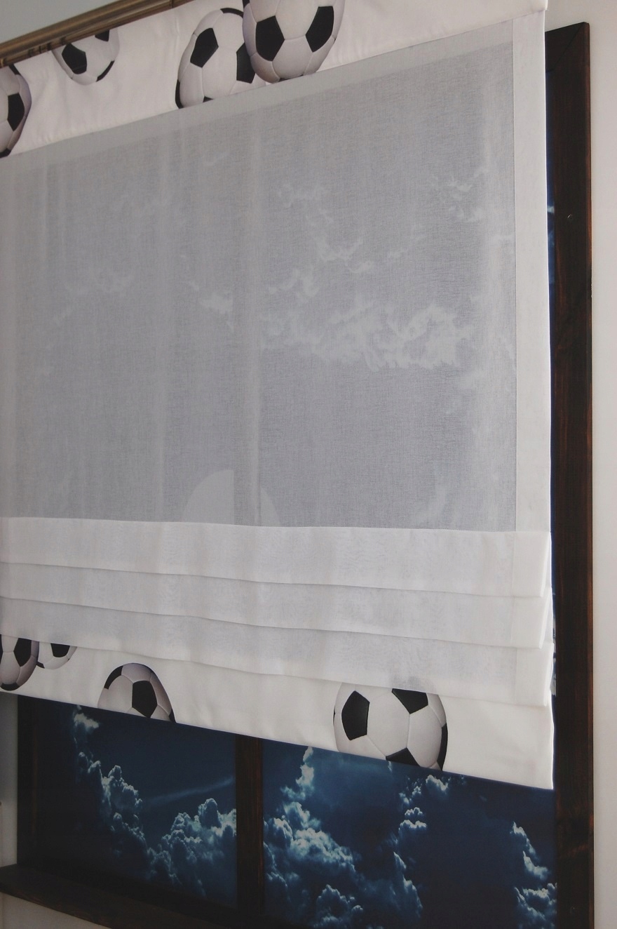

Firanka panel ekran Pilka Nozna co 10cm tunel