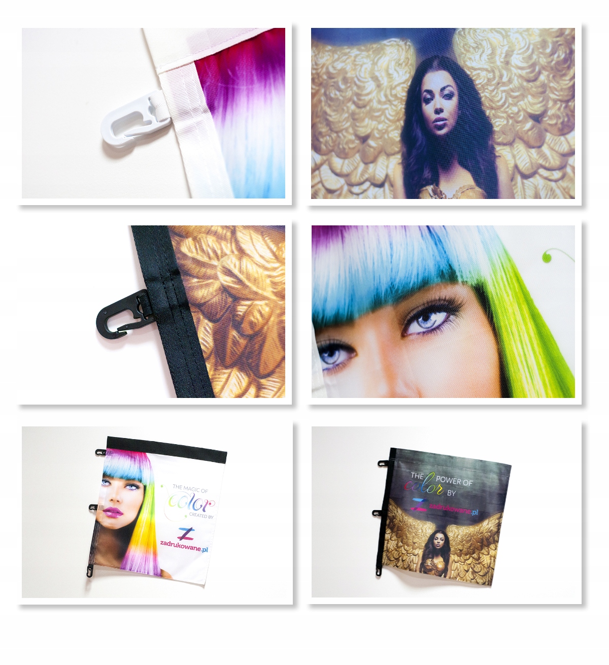 FLAGA 70x300 cm REKLAMOWA FIRMOWA FLAGI REKLAMOWE Szerokość produktu 70 cm