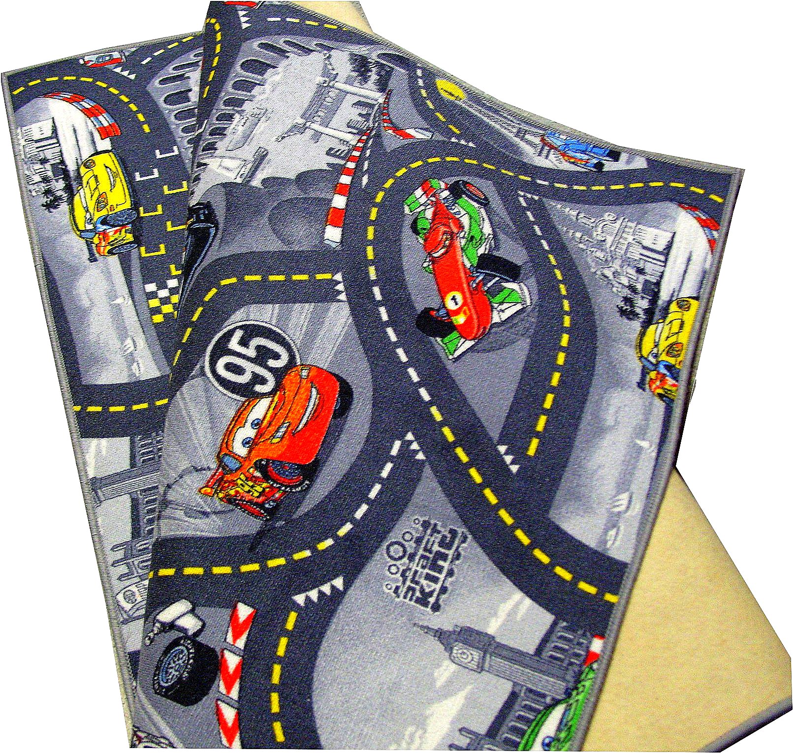 

Dywan Disney Cars Ulice Miasto Auta 150x250 1,5x2,