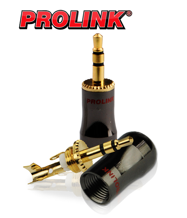 WTYK mini JACK 3,5 STEREO PROLINK GOLD TPJ-0355B Marka Prolink