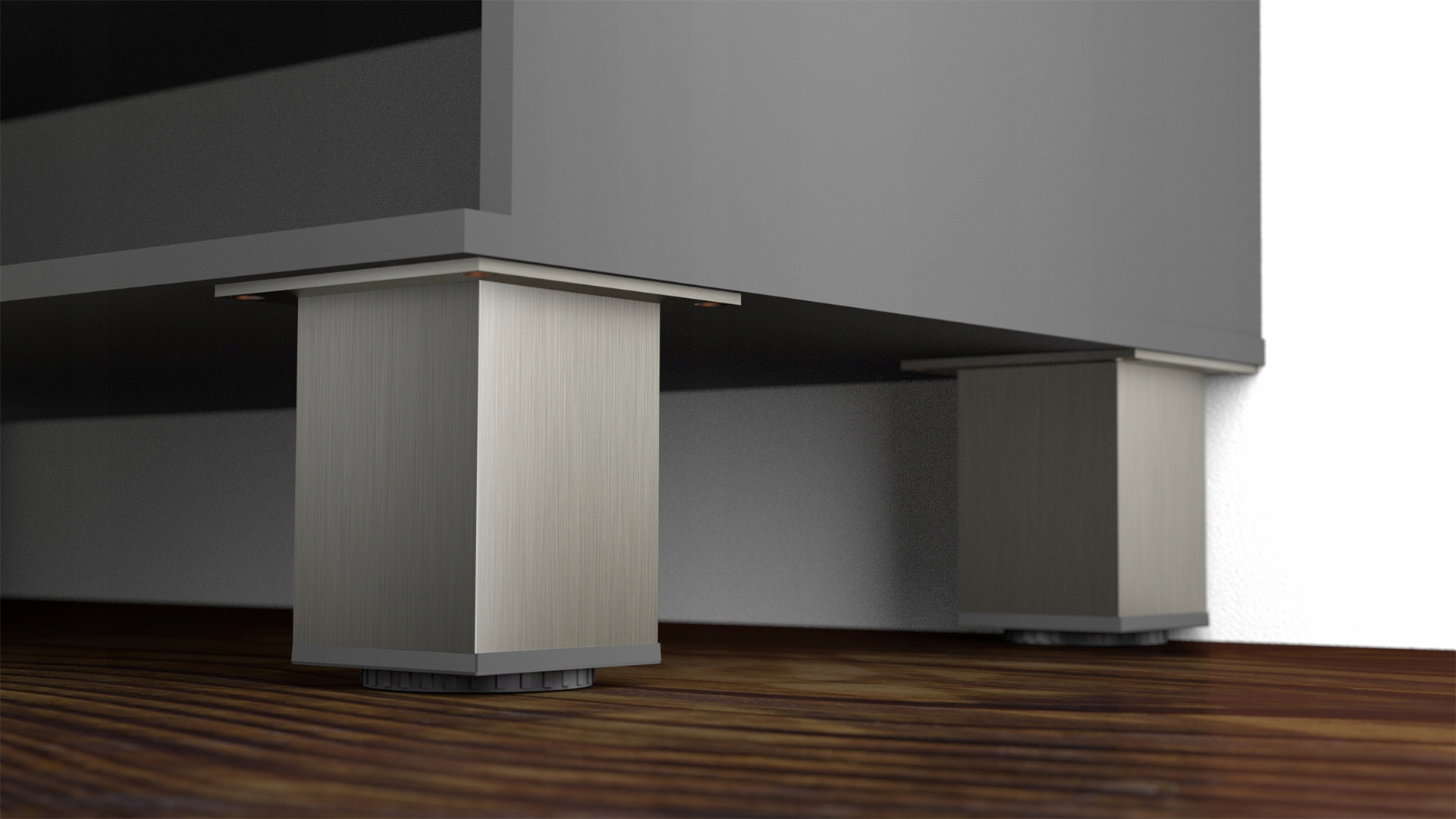 ALU NÓŻKA STOPKA MEBLOWA REGULOWANA H - 60 MM INOX Marka Fest