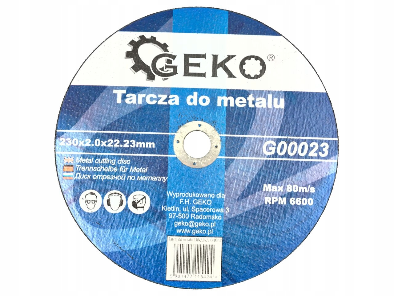 

Tarcza Tarcze Do Cięcia Metalu 230x2,0 Geko 10 szt