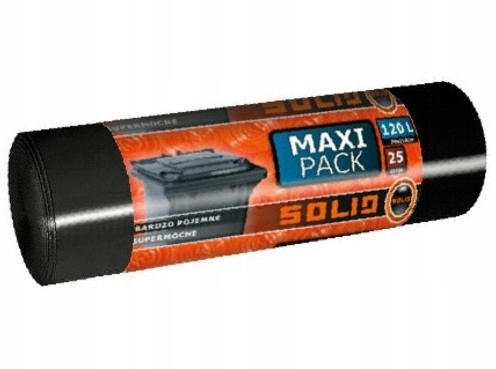 

Duże worki na odpady Maxi Pack Ldpe 160L - 10sztuk