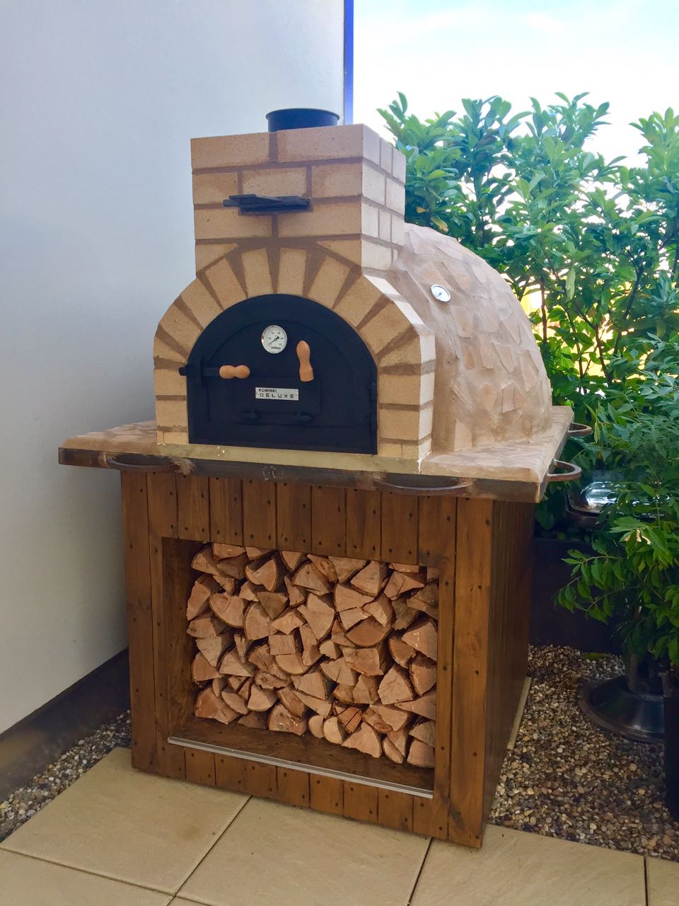 Piec do PIZZY Piec CHLEBOWY opalany DREWNEM MILANO Wysokość produktu 21.5 cm
