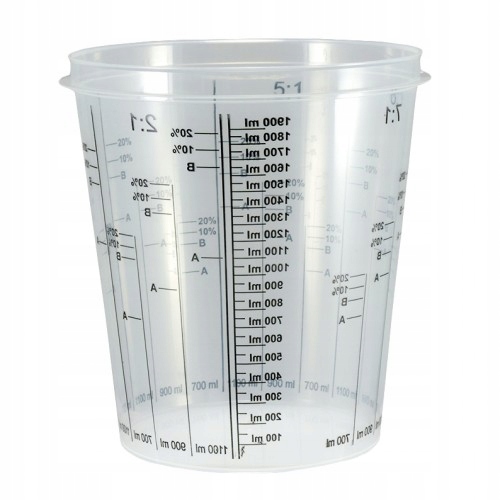 

Pojemnik Kubek do mieszania Żywic 750 ml. 3 sztuki