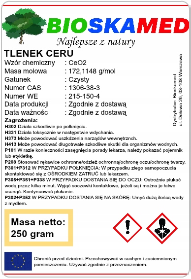 TLENEK CERU Polerowanie szyb, szkła 250 gram Rodzaj polerowanie szyb