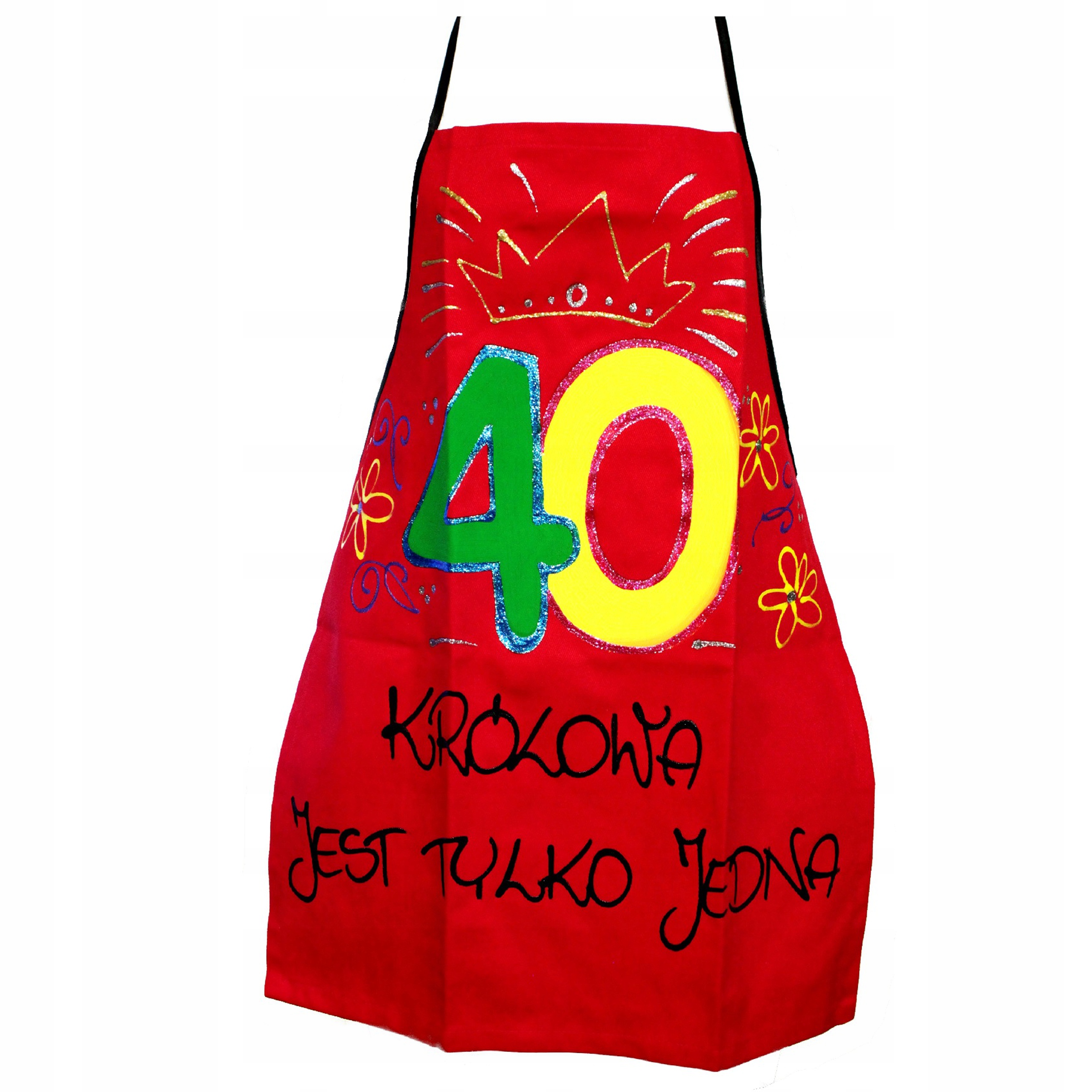 

Fartuch na 18 30 40 50 60 urodziny On Ona