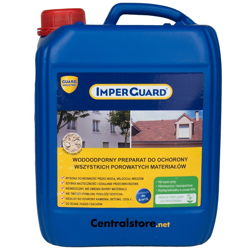 

ImperGuard impregnat do tynków elewacji ścian 5L