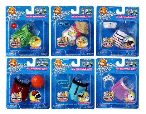 ZHU ZHU PETS CHOMIKOWE UBRANKA Wiek dziecka 4 lata +