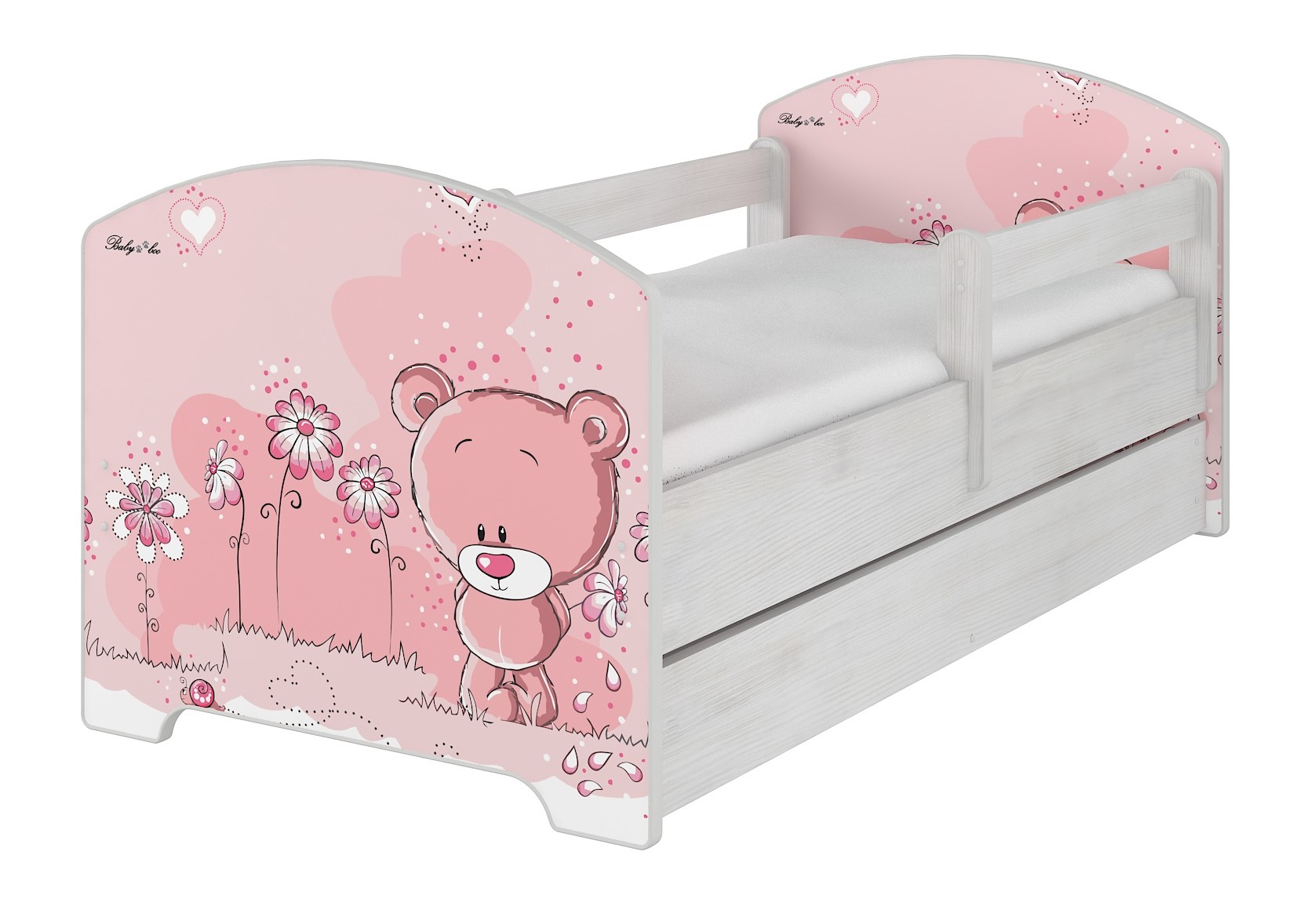Łóżko dziecięce 140X70 BABY BOO mat PK + szuflada Kod producenta 5903707846269