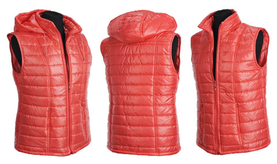 KAMIZELKA PIKOWANA KAPTUR BEZRĘKAWNIK L 40 42 Płeć kobieta