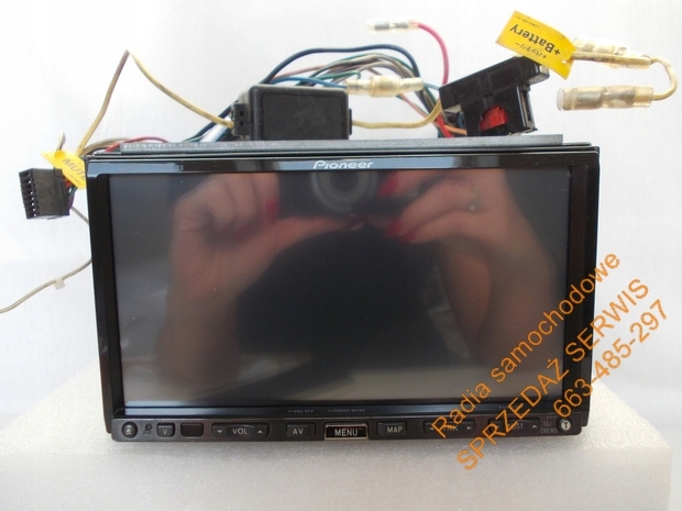 Nawigacja PIONEER AVIC-HD3 DYSK 30GB DVD Pilot w zestawie nie