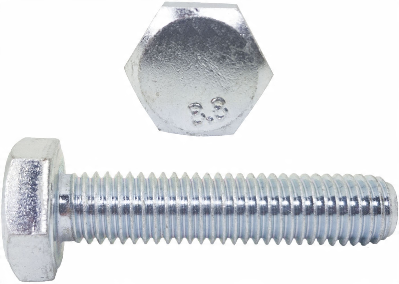 

M4x40 Śruby łeb 6-kątny 8.8 ocynk Din 933 10szt.