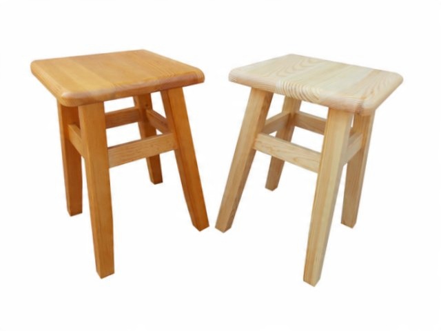 

Taboret Kuchenny Sosnowy Krzesło 45cm Taborety ##