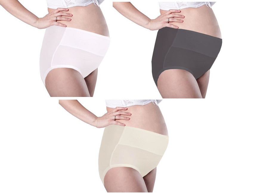 

3szt. Majtki Ciążowe Bezuciskowe Bambusowe XXL/3XL