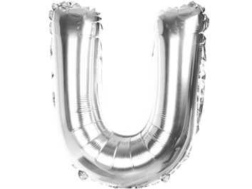 

Balony Foliowe Literki 40CM Balon Foliowy Srebro U