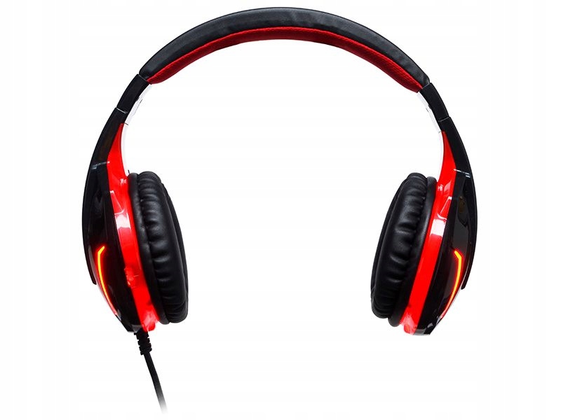 SŁUCHAWKI Z MIKROFONEM GRACZA GAMINGOWE DO GRY LED Marka Tracer