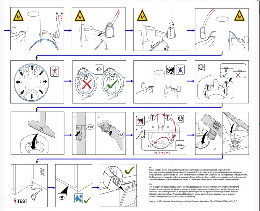 ZESTAW NAPRAWCZY ZMYWARKI BOSCH 12005744 USZCZELKA EAN (GTIN) 123434434767