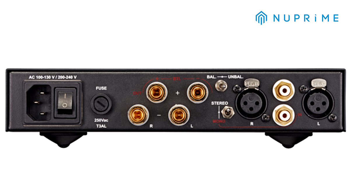 KOŃCÓWKA MOCY STEREO KLASY A+D NUPRIME STA-9 BLK Moc wyjściowa 8Ω 120 W