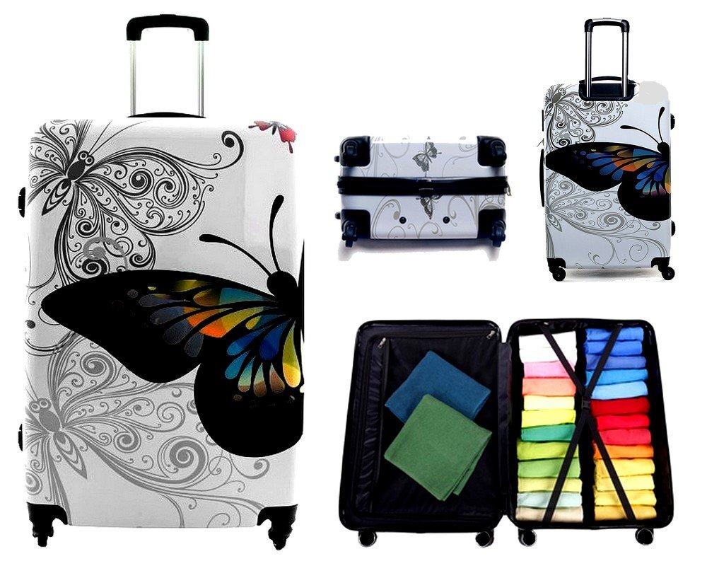 WALIZKA DUZA PODRÓŻNA KÓŁKA BAGIA 15 WZORÓW XXL Pojemność 92 l