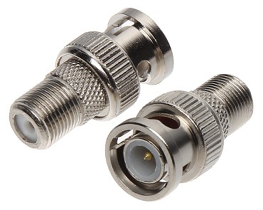 Przejście BNC / F złącze Złącza wtyk BNC - gniazdo F