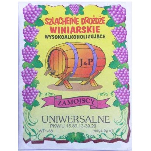UNIWERSALNE DROŻDŻE ZAMOJSCY DO WIN OWOCOWYCH
