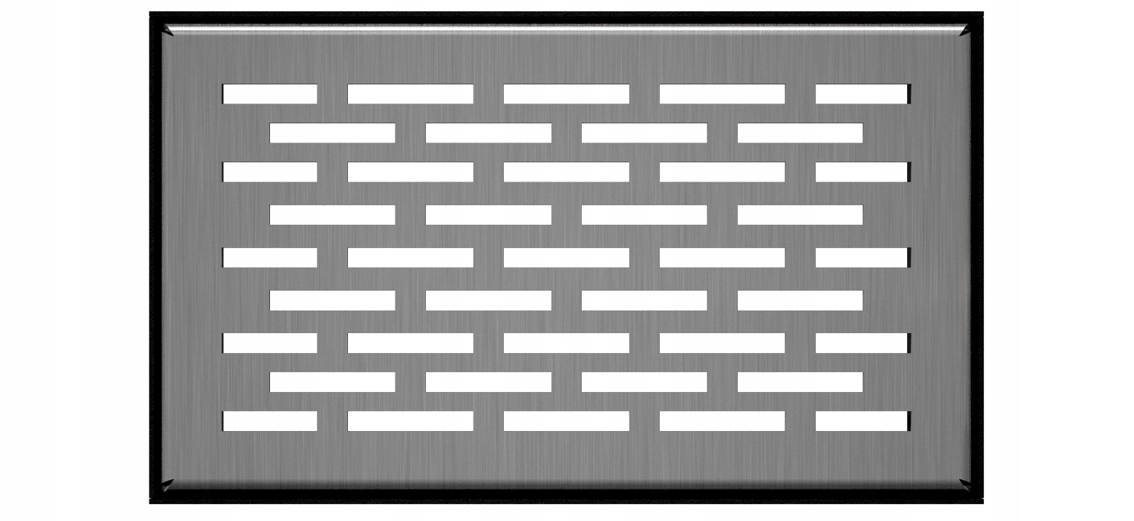 Kratka podłogowa FLOOR 11x17 stal nierdzewna