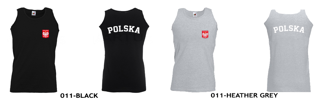 KOSZULKA ATHLETIC - POLSKA FRUIT OF THE LOOM XXL Dekolt okrągły