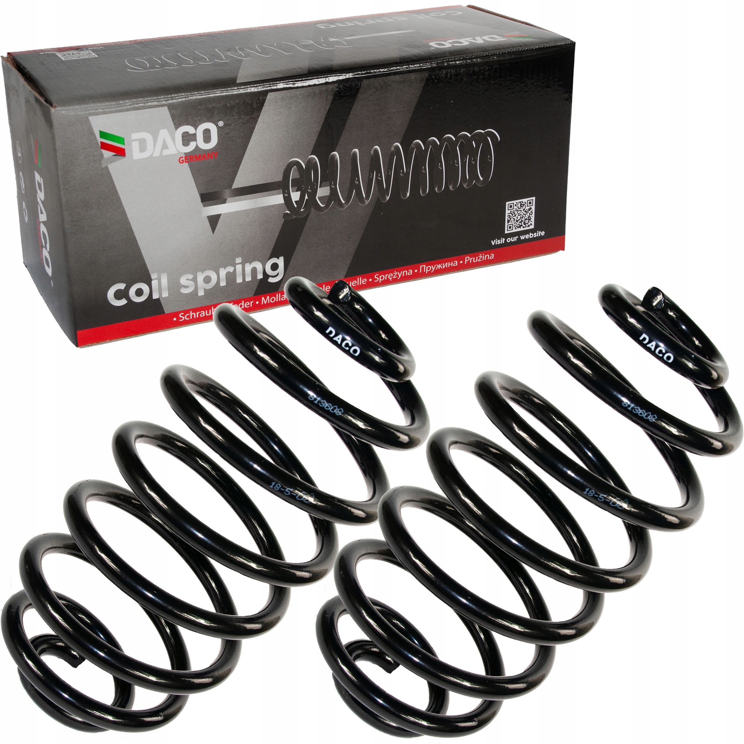 Sprezyna x2 zawieszenia DACO TYL Opel Zafira A 99