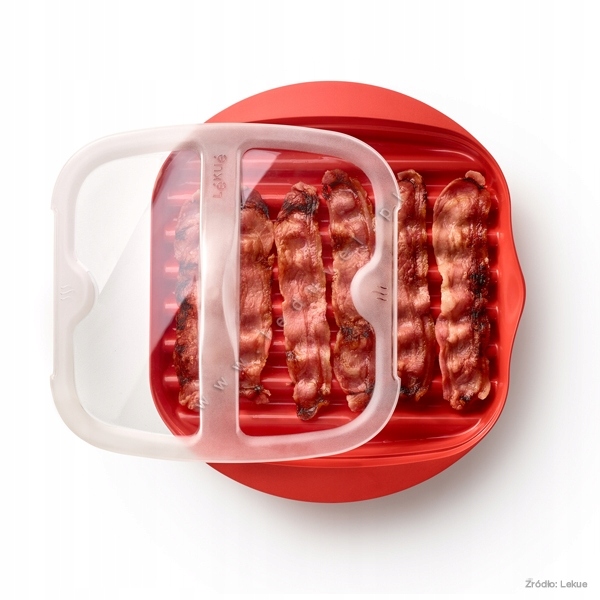 Zestaw Lekue śniadaniowy forma omlet + bekon Materiał silikon