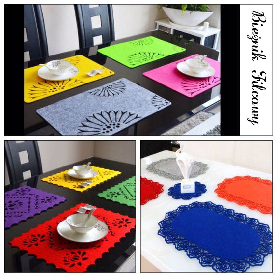 bieżnik obrus mata filcowy filcowa filc C2 120x60 Marka inna