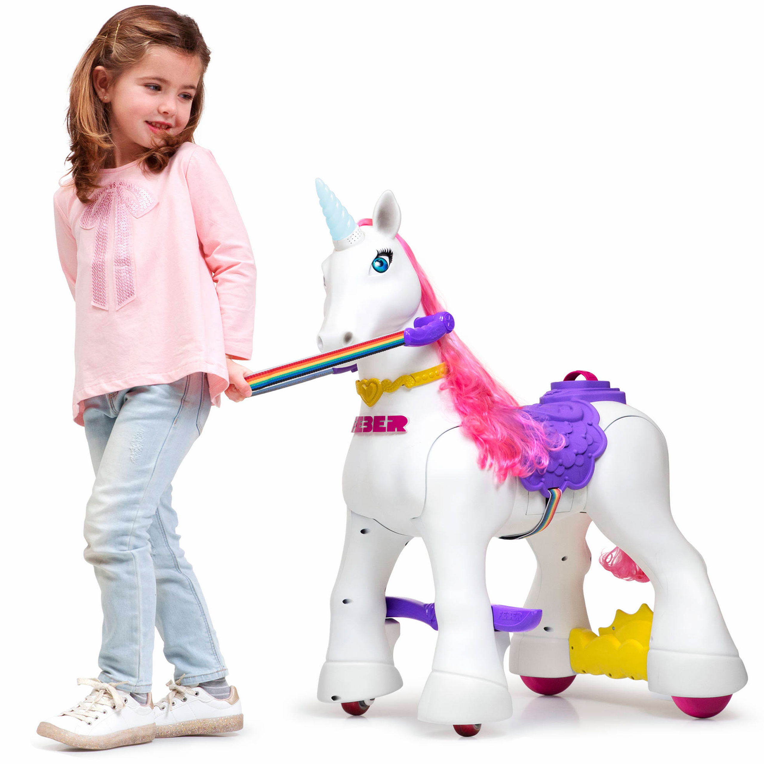 Включи лошадка. Электро Единорог Kid Trax rideamals Josie Unicorn. Лошадка Feber. Единорог каталка механическая Фебер. Единорог Lovely Unicorn.