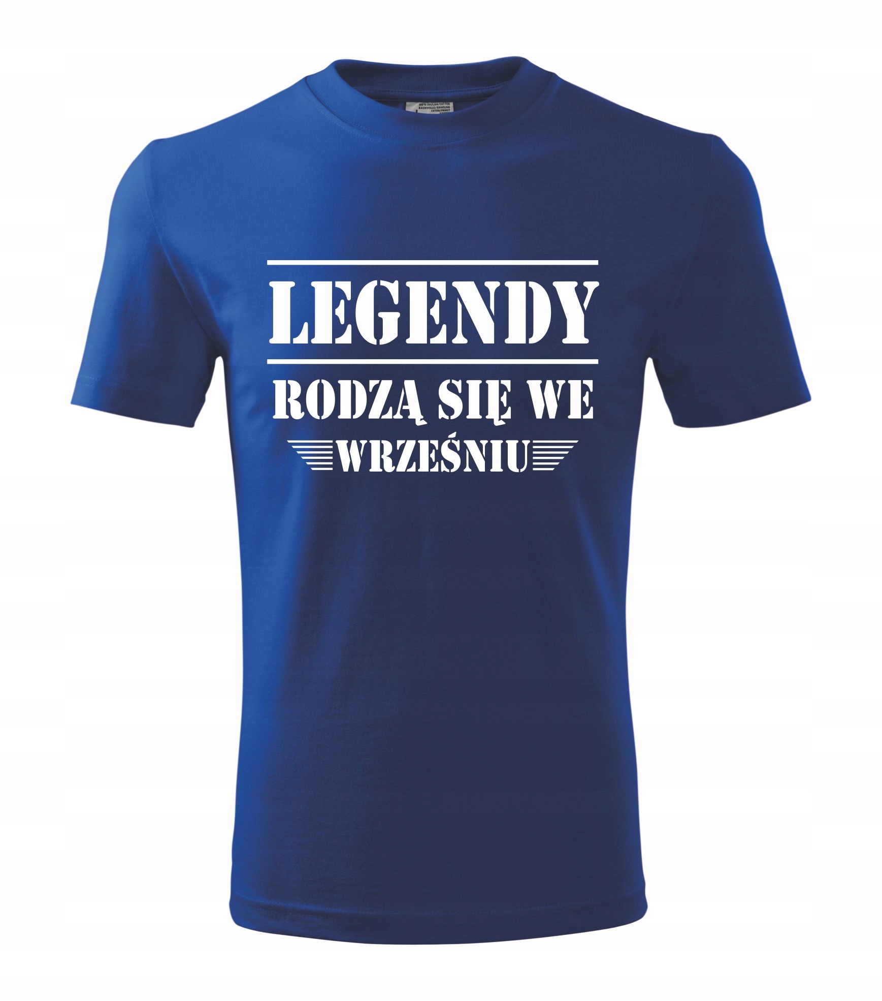 

Koszulka urodziny Legendy rodzą się we wrześniu XL