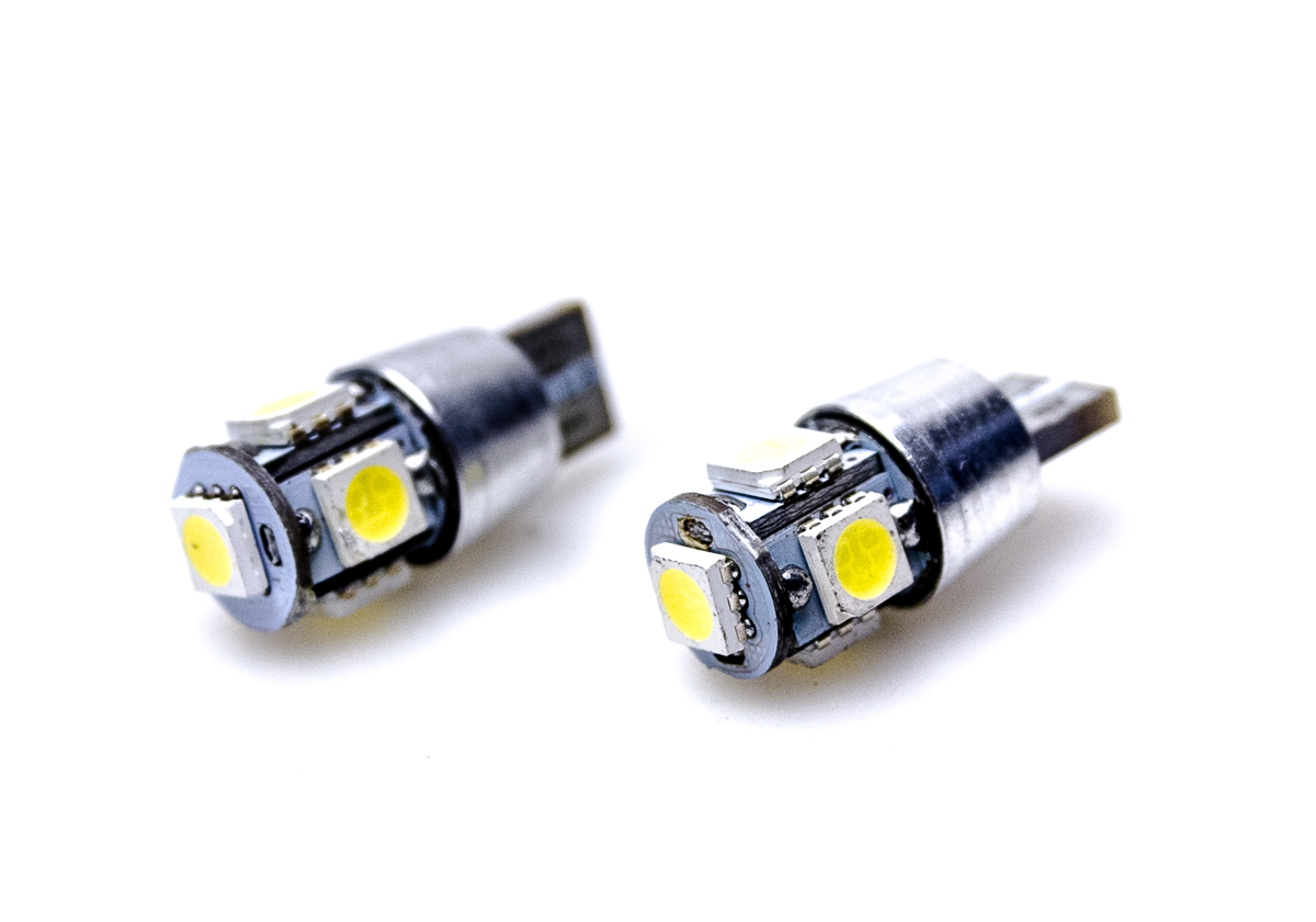 

Led Żarówka 5050 W5W T10 5 Diód 5 Watt Zimna Biel