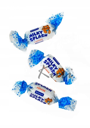 Cukierki Roshen milky splash Шкланка млека 1 кг Вес 1000 г