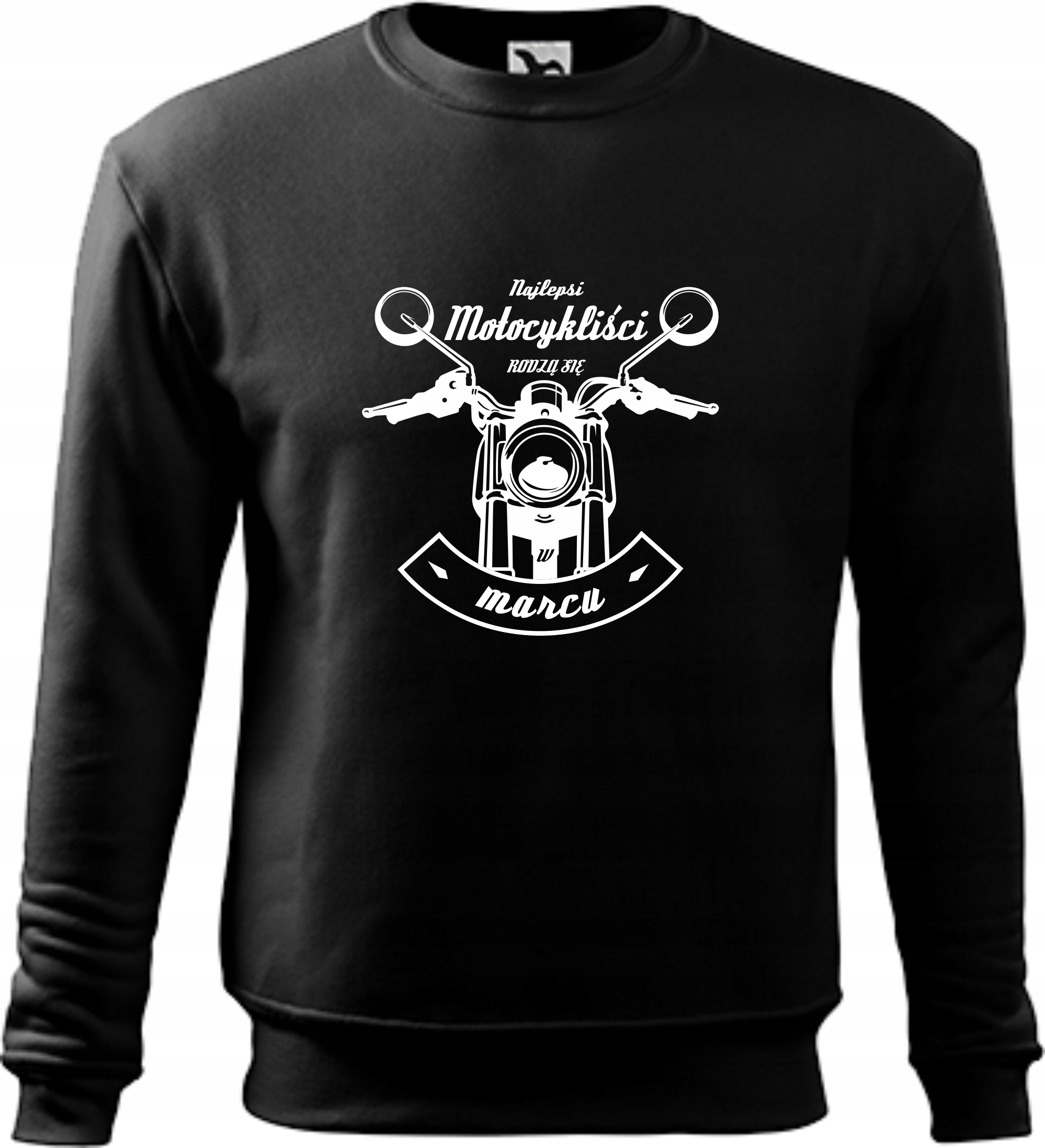 

Bluza męska Prezent urodziny Motocyklista Marzec