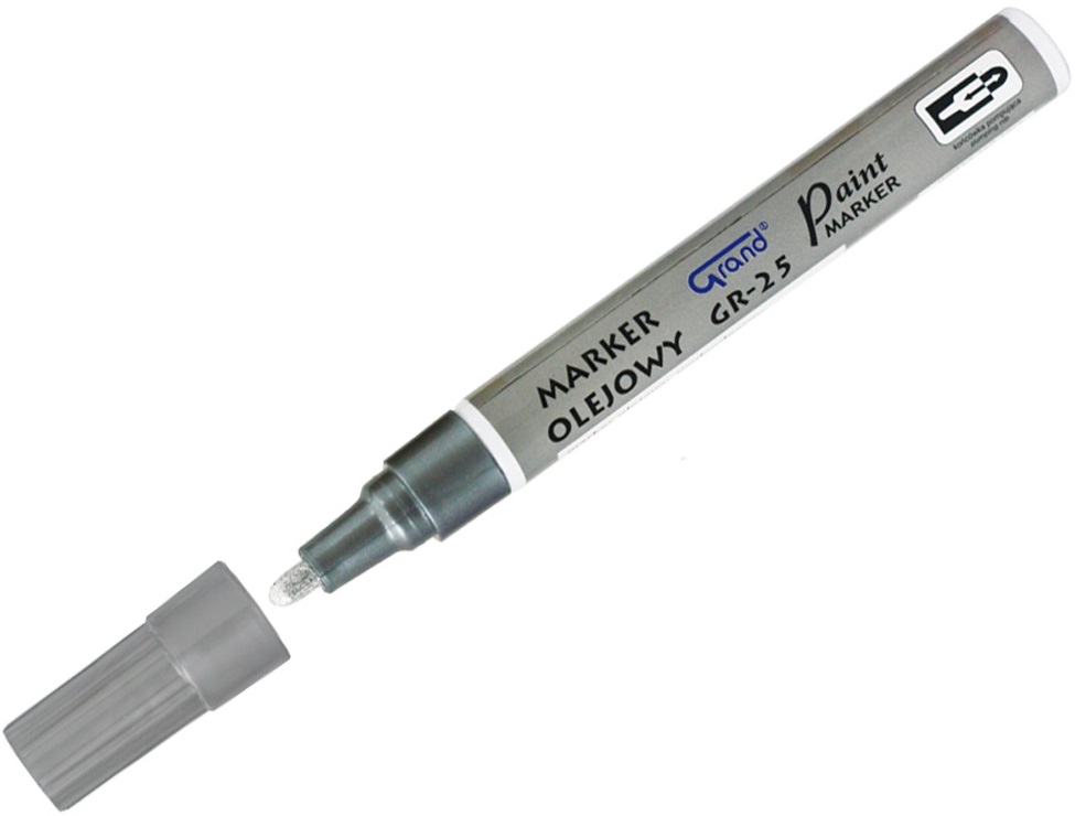 

Gr 25 Marker Pisak Olejowy 1,8mm Grand Srebrny