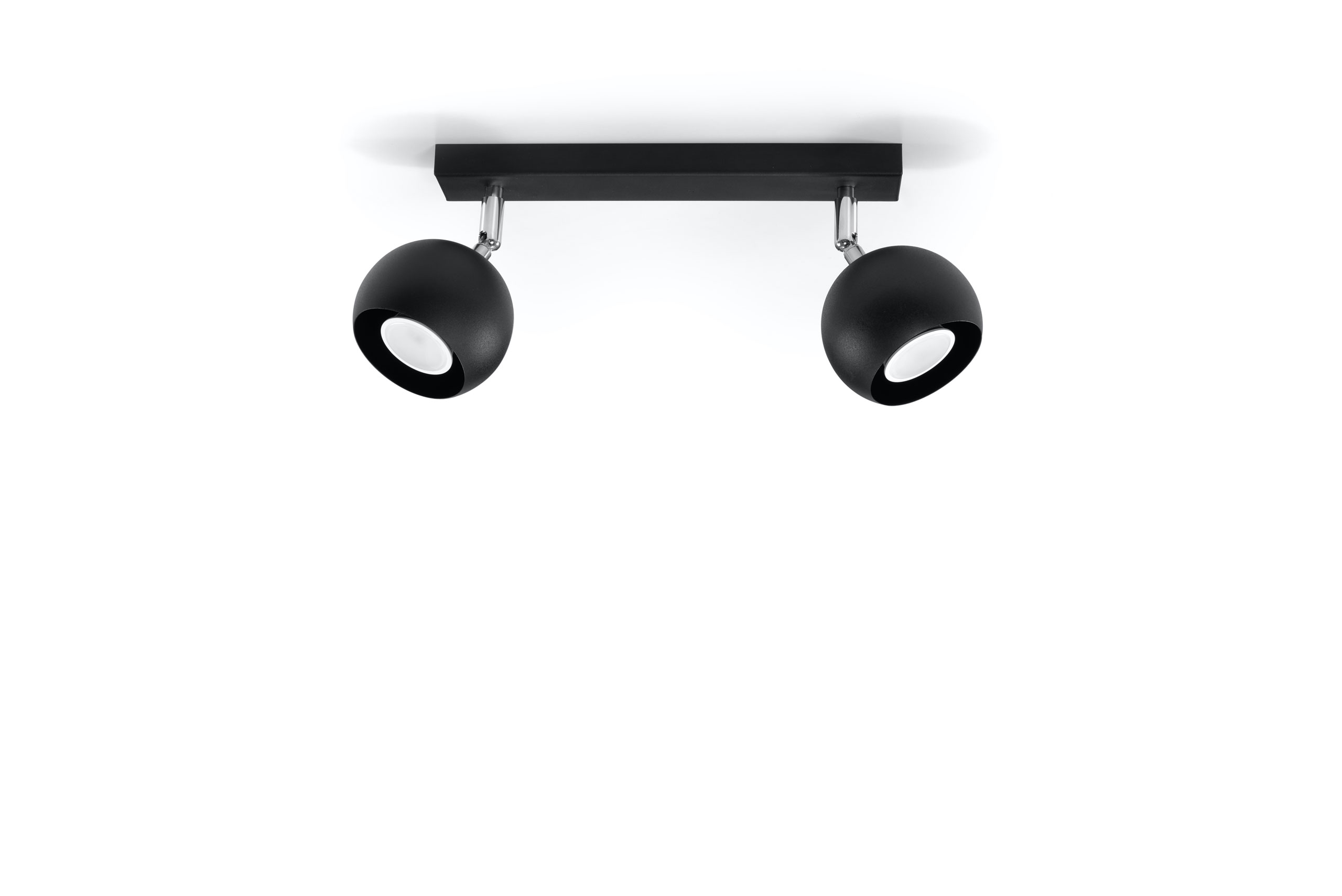 Lampa Sufitowa PLAFON LISTWA OCULARE 2 CZARNY Zasilanie sieciowe