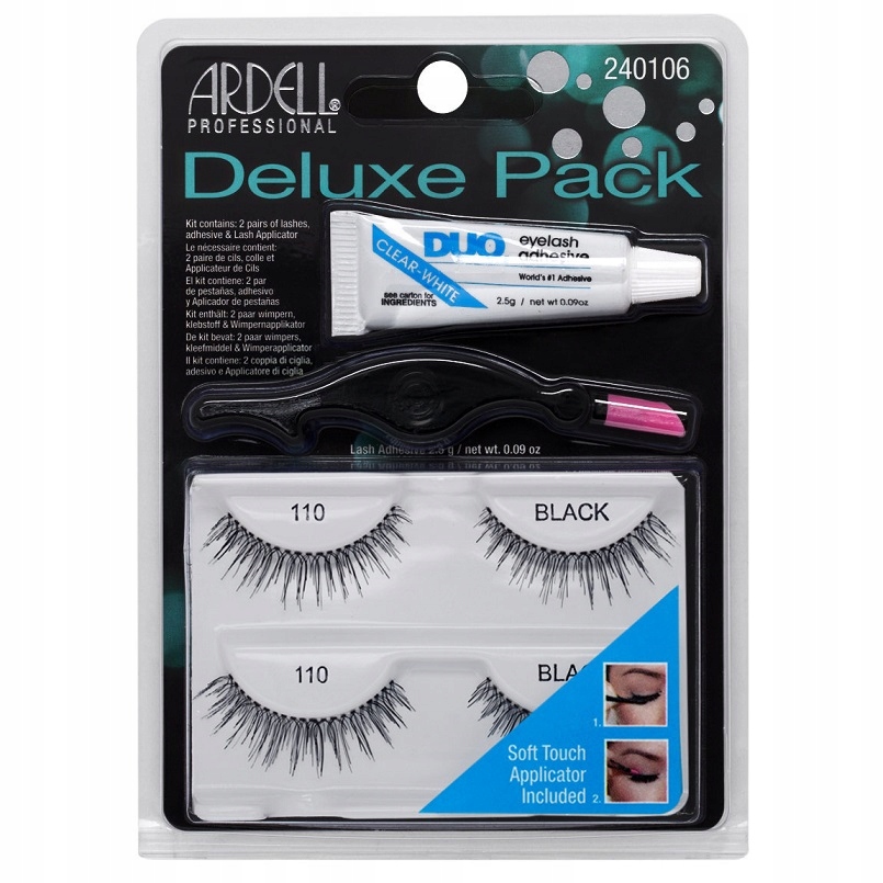 

Ardell Deluxe 110 Sztuczne Rzęsy Klej Aplikator