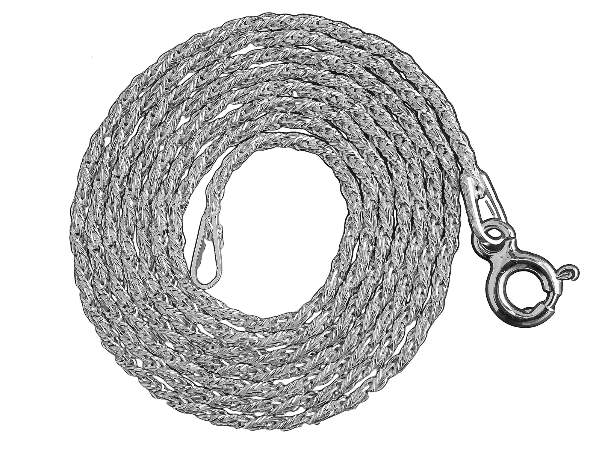 

Los80 Lisi ogon Piękny Łańcuszek 55cm Srebro 925