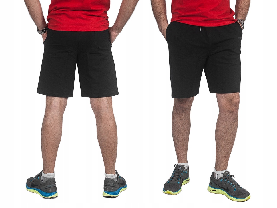 

Krótkie Spodenki Dresowe Męskie Wxm 1/2 7XL czarne