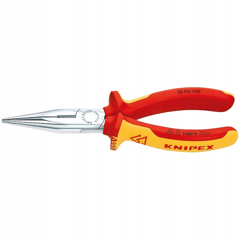 Knipex Půlkulaté přesné izolované štípací kleště 160 mm