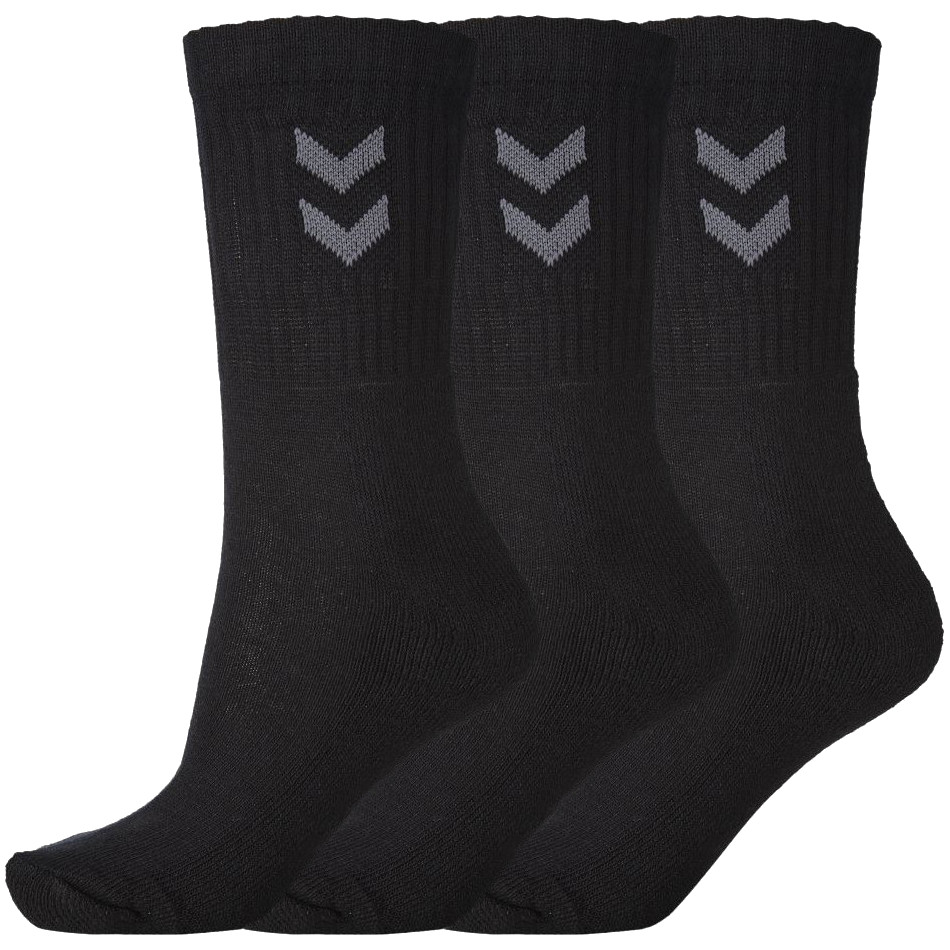 

Hummel Skarpety Sportowe długie czarne 3-pak 46-48