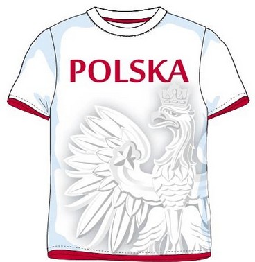 Koszulka sportowa T-shirt LEWANDOWSKI POLSKA XXL Rozmiar XXL